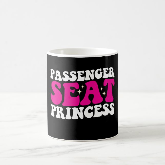 Caneca De Café Banco de Passageiros Princesa Garota Moça Retro (Centro)
