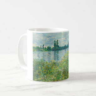 Caneca De Café Bancos do rio Sena por Monet