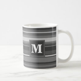 Caneca De Café Banda cinza monográfica