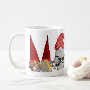 Caneca De Café Banda de Gnome de Três Peças em um 