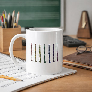 Caneca De Café Banda de Música Orquestra de Arte de Clarinete Arc