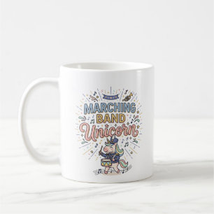 Caneca De Café Banda Marcial de Unicórnio Impressão Pronta Market