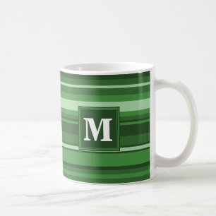 Caneca De Café Banda verde monograma