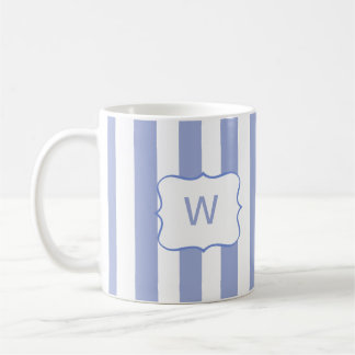 Caneca De Café Bandas Azuis Francesas
