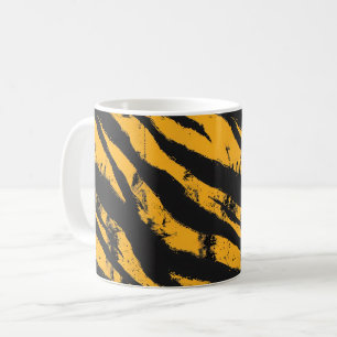 Caneca De Café Bandas de Tigre Clássicas Urbanas