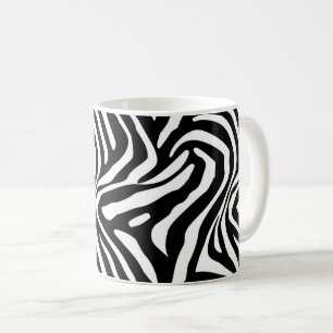 Caneca De Café Bandas Zebra Clássicas