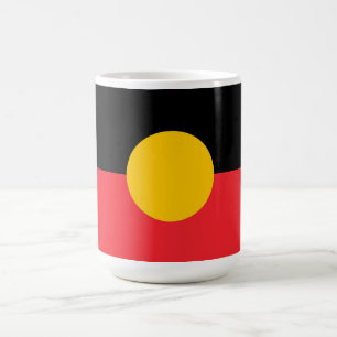 Caneca De Café bandeira aborígine australiana