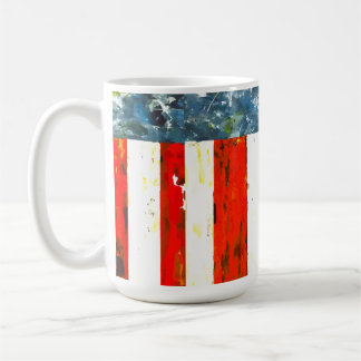 Caneca De Café Bandeira abstrato Americana