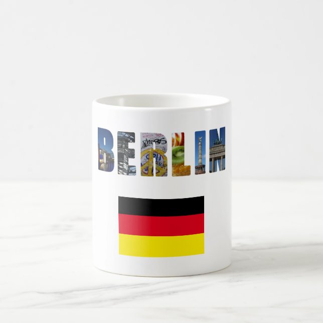 Caneca De Café Bandeira alemã de Berlim (Centro)