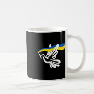 Caneca De Café Bandeira Amarela Azul Ucraniana Com Suporte de Pom