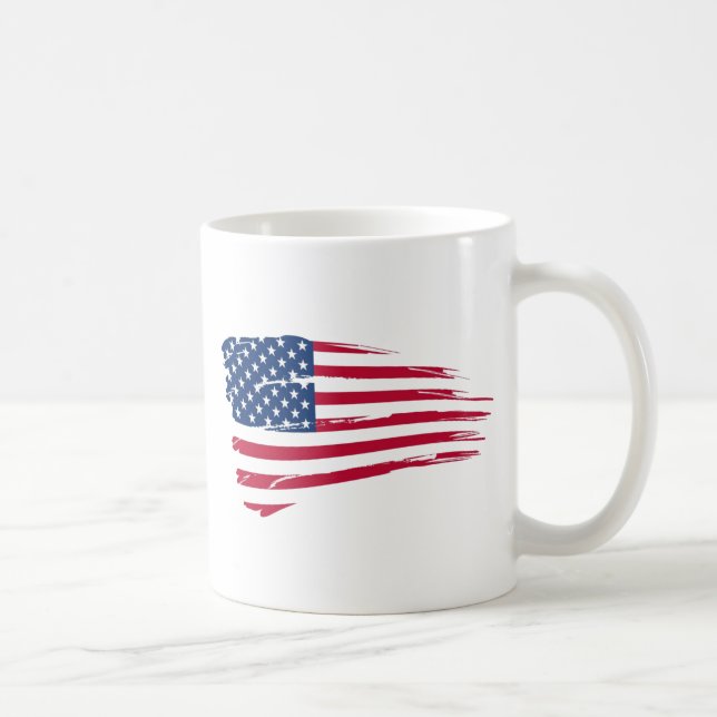 Caneca De Café Bandeira americana (Direita)