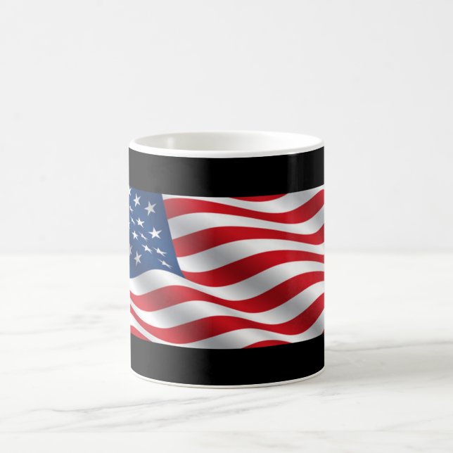 Caneca De Café Bandeira Americana (Centro)