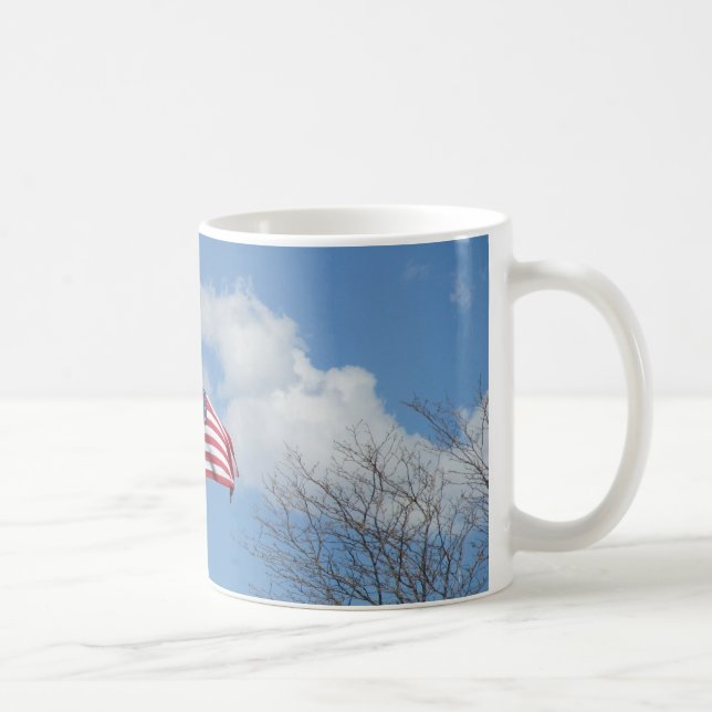 Caneca De Café Bandeira Americana (Direita)