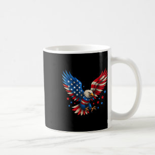 Caneca De Café Bandeira Americana Bald Eagle Men Patriótica Eagle