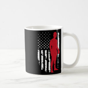 Caneca De Café Bandeira Americana Boxe Kickboxing Patriótico 4 de