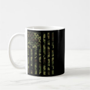 Caneca De Café Bandeira Americana Camuflada EUA Homens Meninos Mu