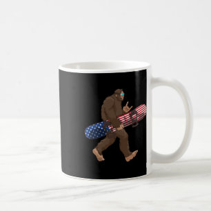 Caneca De Café Bandeira Americana De Carregando Grande Para Snowb