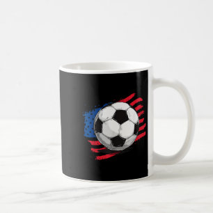 Caneca De Café Bandeira Americana de Futebol 4 de Julho Dia da In