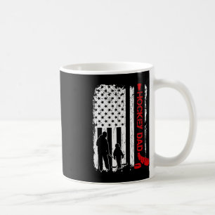 Caneca De Café Bandeira Americana de Hóquei em Oferta do Pai de H