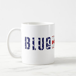 Caneca De Café bandeira americana de sangue azul