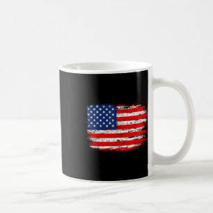 Caneca De Café Bandeira Americana Distress EUA Presente 4 De Julh