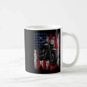 Caneca De Café Bandeira Americana do Motocicleta Mens Biker