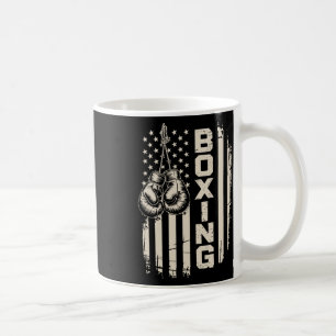 Caneca De Café Bandeira Americana Funny Boxter Luvas Para O Giro
