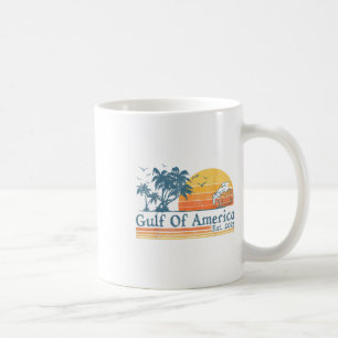 Caneca De Café Bandeira Americana G.2025 Do Golfo De Eua