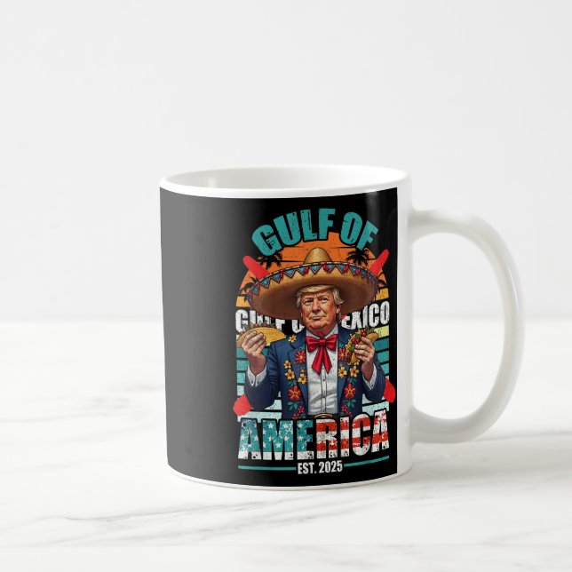 Caneca De Café Bandeira Americana G.2025 Do Golfo De Eua (Direita)