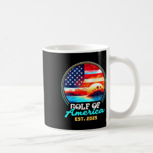 Caneca De Café Bandeira Americana G.2025 Do Golfo De Eua