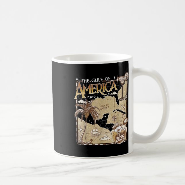 Caneca De Café Bandeira Americana G.2025 Do Golfo De Eua (Direita)