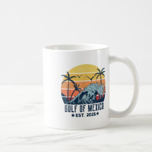 Caneca De Café Bandeira Americana G.2025 Do Golfo De Eua