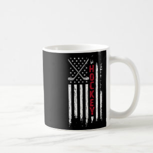 Caneca De Café Bandeira Americana Hóquei EUA Patriótico