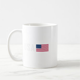 Caneca De Café Bandeira Americana Legal Patriótica Homens Mulhere