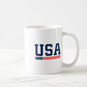 Caneca De Café Bandeira Americana No Dia 4 De Julho, Mulheres Ame