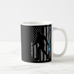 Caneca De Café Bandeira Americana Peixe Pescador Humor B Pescaria