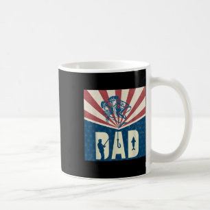 Caneca De Café Bandeira Americana Pescaria Pescador Pai