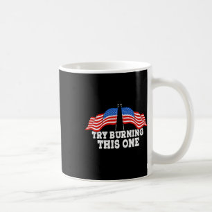 Caneca De Café Bandeira Americana Retro Música Baterista Pau de B