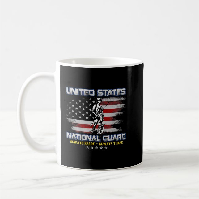 Caneca De Café Bandeira Americana sempre pronta para Guarda nacio (Esquerda)