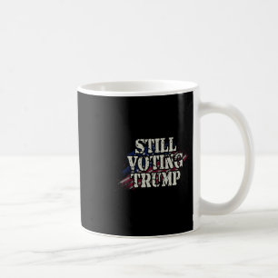 Caneca De Café Bandeira Americana Trump Shirt - Voto Condenado Fe