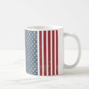 Caneca De Café bandeira americana vertical