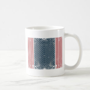 Caneca De Café bandeira americana vertical
