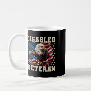 Caneca De Café Bandeira Americana Veterano Deficiente Militar Ve