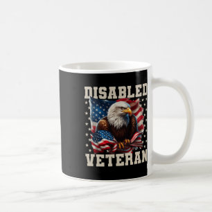 Caneca De Café Bandeira Americana Veterano Deficiente Militar Ve