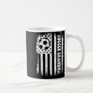 Caneca De Café Bandeira Americana Vintage Avó Futebol Futebol Fãs