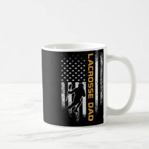Caneca De Café Bandeira Americana Vintage EUA Orgulhoso Lacrosse 