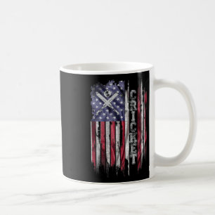 Caneca De Café Bandeira Americana Vintage Usa Silhueta de Jogador