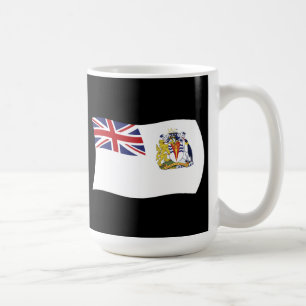 Caneca De Café Bandeira Antártica Britânica Mug