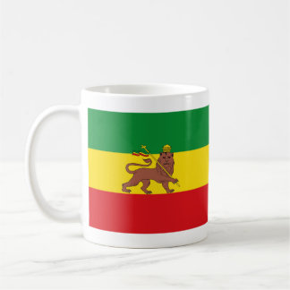 Caneca De Café Bandeira antiga da Ehtiopia