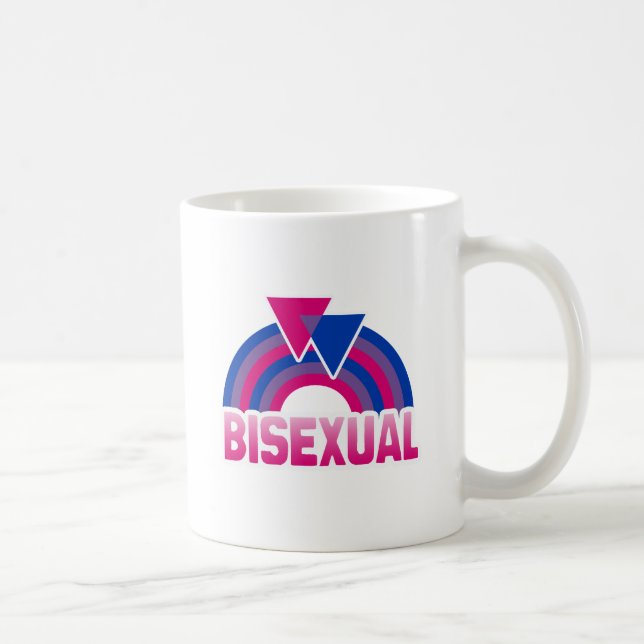 CANECA DE CAFÉ BANDEIRA ARCO-ÍRIS BISSEXUAL (Direita)